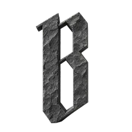 c-black display typeface specimen